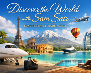  Discover the World with Sam Sair – Luxury Travel Made Simple